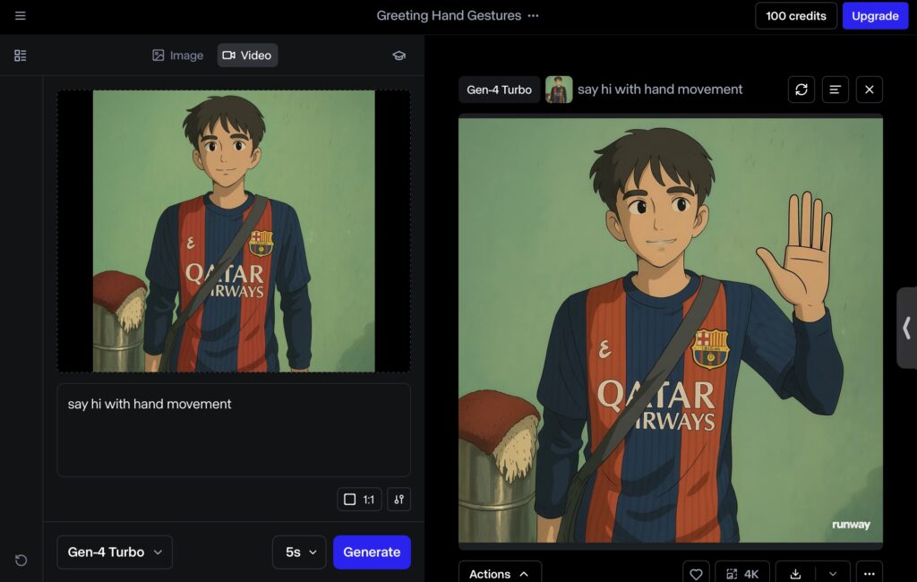 Image to video generator AI website runway ml